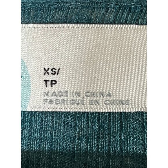 Free People Top Women XS Green Pullover Tiered Boho Peasant Hippie Cowgirl Retro - Picture 3 of 12